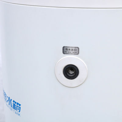316L الفولاذ المقاوم للصدأ لفائف 200Ltr مصدر الهواء مضخة الحرارة خزان المياه مع أسطوانة المياه الساخنة المسمار